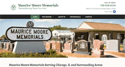 Desktop Screenshot of mauricemoorememorials.com